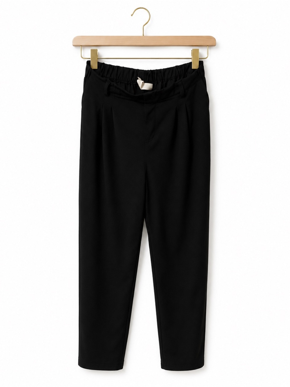 Halara Waffle Work Pants Women’s XL Tall Black Stretch Pull On Casual Office